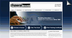 Desktop Screenshot of funeraldirected.com